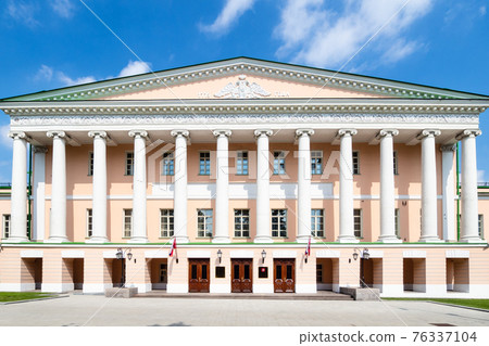 facade of Moscow City Duma building in summer facade of Moscow City Duma building in summer 76337104