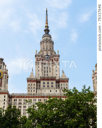tower of Main Building of Moscow State University tower of Main Building of Moscow State University 76337646