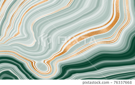 Gold marble design green. A beautiful combination of marine marble and gold, beautiful streaks and veins. Gold marble design green. A beautiful combination of marine marble and gold, beautiful streaks and veins. 76337668