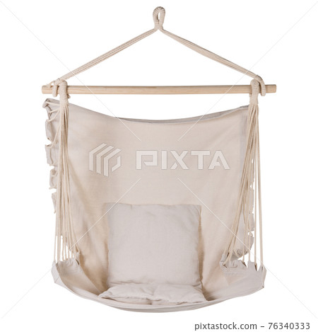 plain hammock chair, on a white background, front location plain hammock chair, on a white background, front location 76340333
