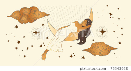 Celestial Woman Vector. Celestial Woman Vector. 76343928