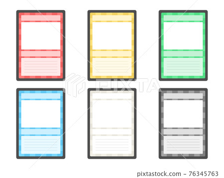 Illustration set by attribute of trading cards - Stock Illustration  [76345763] - PIXTA