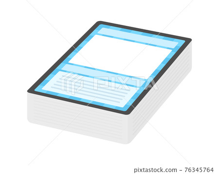 Illustration of a trading card deck Illustration of a trading card deck 76345764