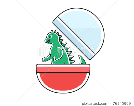 Illustration of a figure from a capsule of Gacha Gacha 76345969