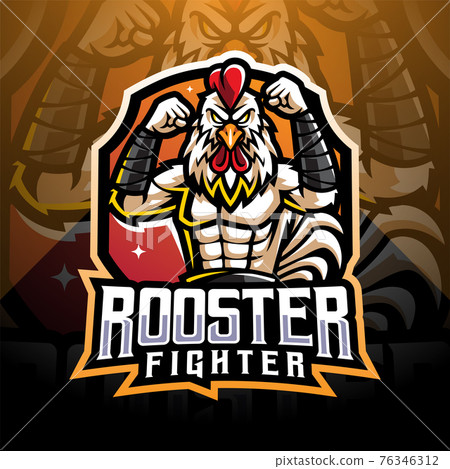Space Rooster esport mascot logo 76346312