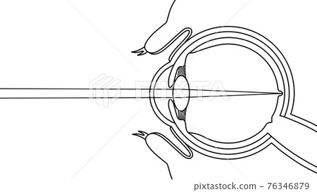 Light and eye structure (image) Light and eye structure (image) 76346879