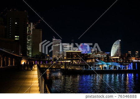 Night view Yokohama Minatomirai Night view Yokohama Minatomirai 76346888