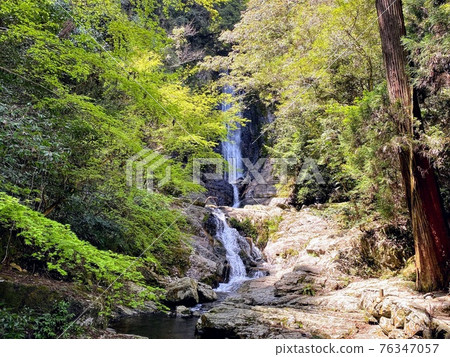 Landscape with fresh green and falls 76347057