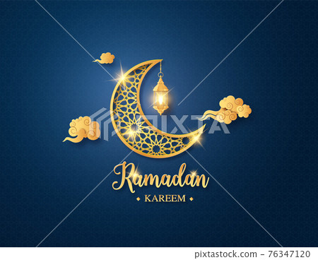 Ramadan Kareem greeting card 76347120