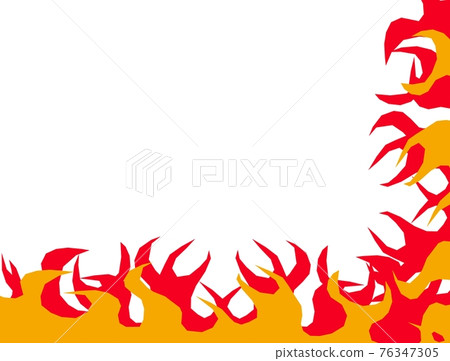 Image material of yellow and red rising flames Image material of yellow and red rising flames 76347305