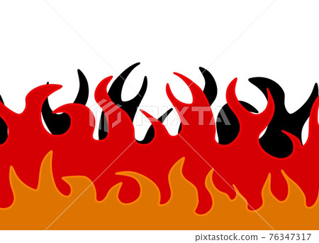 Dangerous flame "with shadow" that springs up from below Dangerous flame "with shadow" that springs up from below 76347317