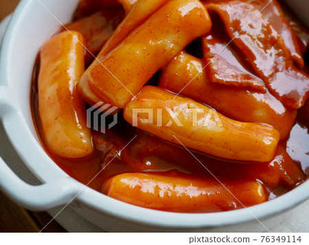 韓國傳統食品Tteokbokki 韓國傳統食品Tteokbokki 76349114
