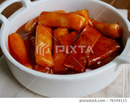 韓國傳統食品Tteokbokki 韓國傳統食品Tteokbokki 76349115
