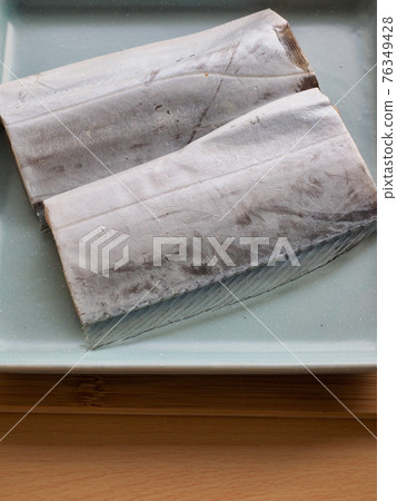 Fresh seafood, mackerel, cooking ingredients 76349428