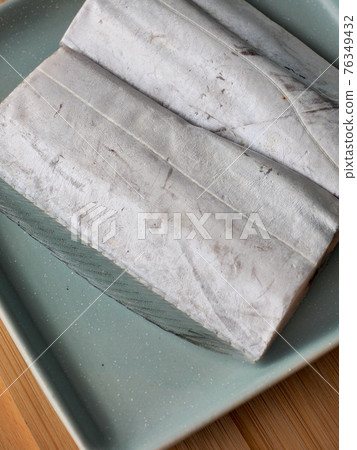 Fresh seafood, mackerel, cooking ingredients 76349432