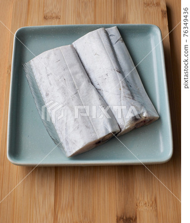 Fresh seafood, mackerel, cooking ingredients 76349436
