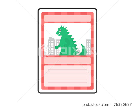 Trading card illustration Trading card illustration 76350657