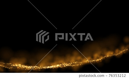 Abstract luxury background with glowing particle dust. Defocused glitter effect, shiny particles on black. Abstract luxury background with glowing particle dust. Defocused glitter effect, shiny particles on black. 76353212