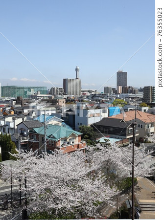 Funabori Tower seen from the fire lookout tower of Shinkawa Nishimizumon Square Funabori Tower seen from the fire lookout tower of Shinkawa Nishimizumon Square 76355023