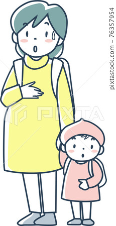 發生災害時需要注意的孕婦和兒童 發生災害時需要注意的孕婦和兒童 76357954