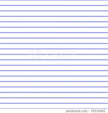 Grid paper. Abstract striped background with color blue horizontal lines. Geometric pattern for school, wallpaper, textures. Lined paper blank isolated on transparent background. 76359465