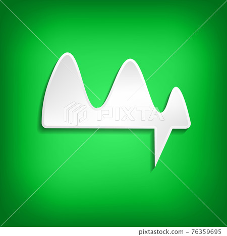 Vector comic speech bubble on color background. Isolated colorful banner, empty paper shape. Cartoon flat illustration for chat. Template frame. Hand draw style, dialog cloud. 76359695