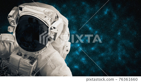 Astronaut spaceman do spacewalk while working for space station Astronaut spaceman do spacewalk while working for space station 76361660