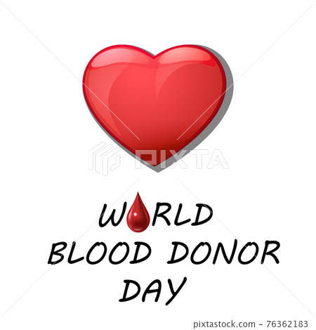 World blood donor day card Vect ill World blood donor day card Vect ill 76362183