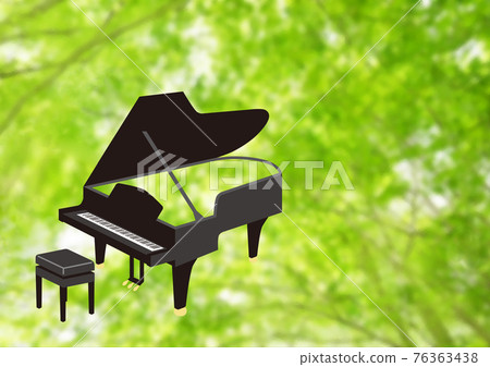 三角鋼琴清新綠色 76363438