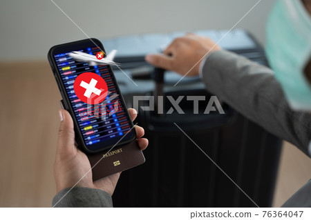 Flights canceled or delayed transportation business  passenger COVID-19 crisis flight cancelled and coronavirus suffer from financial 76364047