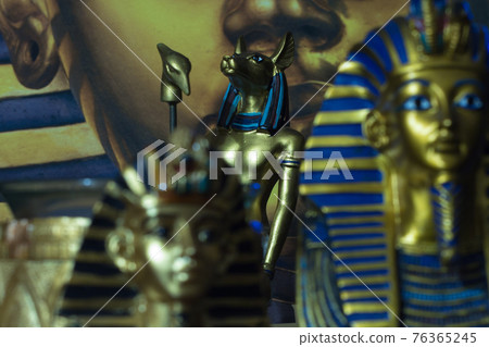 Statues of anubis in egypt Statues of anubis in egypt 76365245