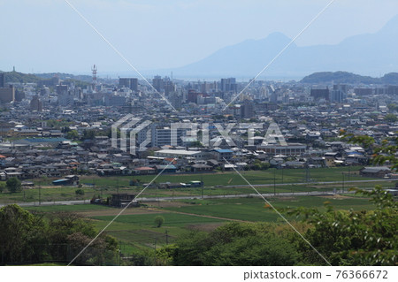 View from Meotoiwa, Omuta City Amagiyama Park, 76366672