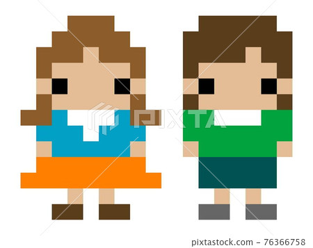 Girl boy icon 76366758