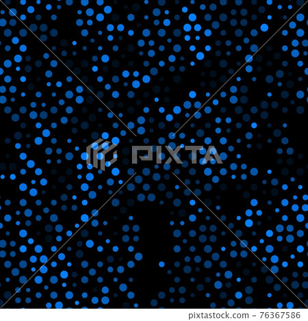 Seamless pattern with blue halftone dots... - Stock Illustration ...