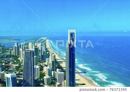 View from Q1 Tower on Australia's Gold Coast 76371395