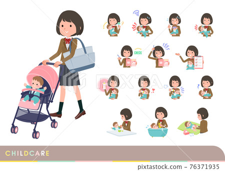 baby, infant, vector 76371935