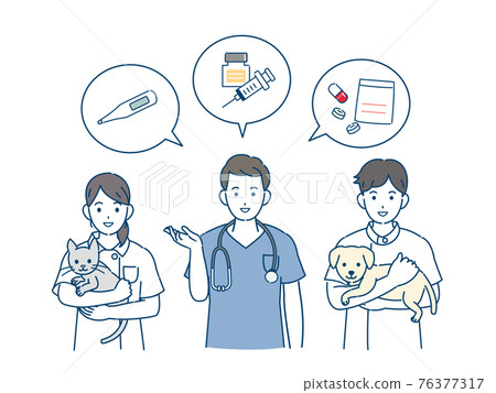 獸用疫苗接種藥品檢驗體檢指南插圖素材 76377317