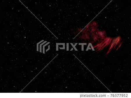 Being shone and star field against space. Being shone and star field against space. 76377952