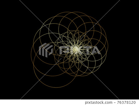 Snail spiral logo. Sea shell of gold circles. Sacred geometry logo template. Logarithmic sequences. Fibonacci spiral logo design. Golden ratio. Flower of life. Divine proportion, isolated on black Snail spiral logo. Sea shell of gold circles. Sacred geometry logo template. Logarithmic sequences. Fibonacci spiral logo design. Golden ratio. Flower of life. Divine proportion, isolated on black 76378120