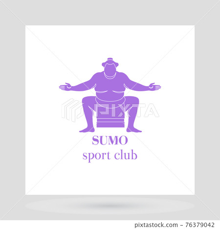 Sumo fight club logo design 76379042