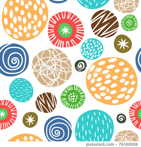 Cute children background with polka dots Cute children background with polka dots 76380089