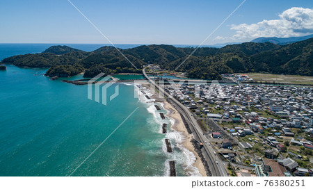 Kaiyo-cho drone aerial view 76380251