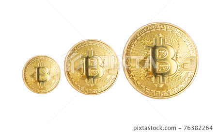 metal coin cryptocurrency bitcoin isolated on white background, payment online, payment with digital money metal coin cryptocurrency bitcoin isolated on white background, payment online, payment with digital money 76382264