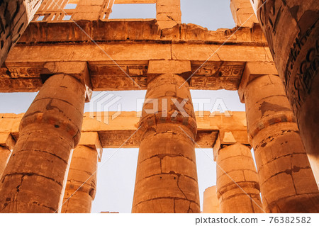 Ruins of the Egyptian Karnak Temple, the largest open-air museum in Luxor Ruins of the Egyptian Karnak Temple, the largest open-air museum in Luxor 76382582
