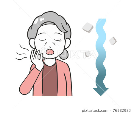 Hypoglycemia Elderly Women - Stock Illustration [76382983] - Pixta