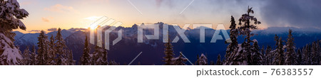 Panoramic View of Canadian Nature Landscape Panoramic View of Canadian Nature Landscape 76383557