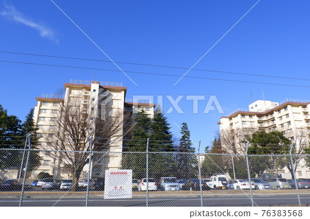 Residential area of US military Yokota Air Base 76383568