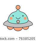 UFO illustration 76385205