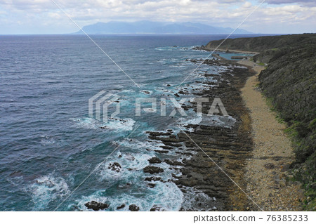 從種子島最南端的角倉岬海岸出發 從種子島最南端的角倉岬海岸出發 76385233