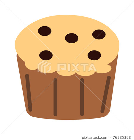 muffin icon on white background. muffin logo. muffin chocolate sign. muffin chocolate chips symbol. flat style. muffin icon on white background. muffin logo. muffin chocolate sign. muffin chocolate chips symbol. flat style. 76385398